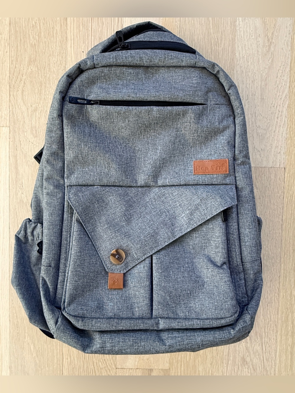 Hap Tim Multi-Function Large Baby Diaper Bag Backpack - Gray - NWOT